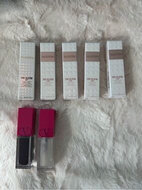 L'Oreal Lipstick Chanel Makeup and Valentino lipstick bundle